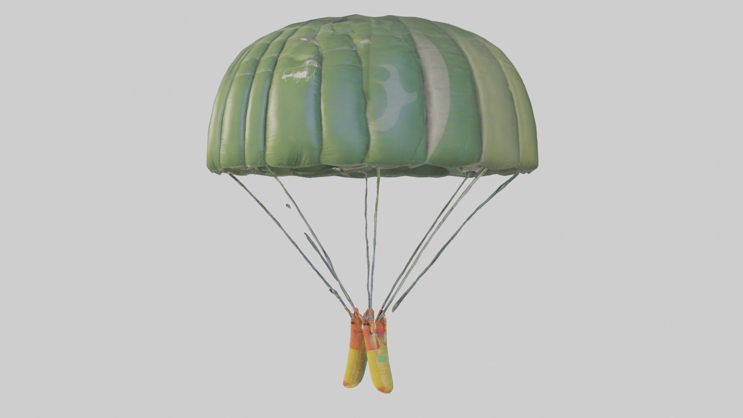 Cartoon Parachute model 3D model