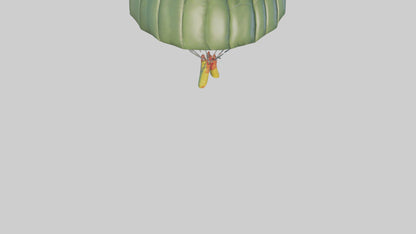 Cartoon Parachute model 3D model