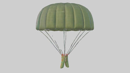 Cartoon Parachute model 3D model