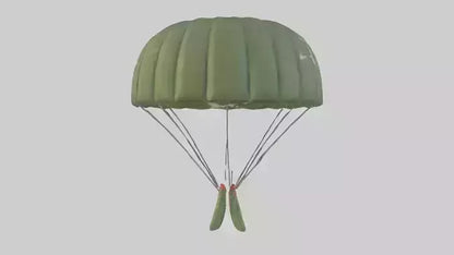 Cartoon Parachute model 3D model