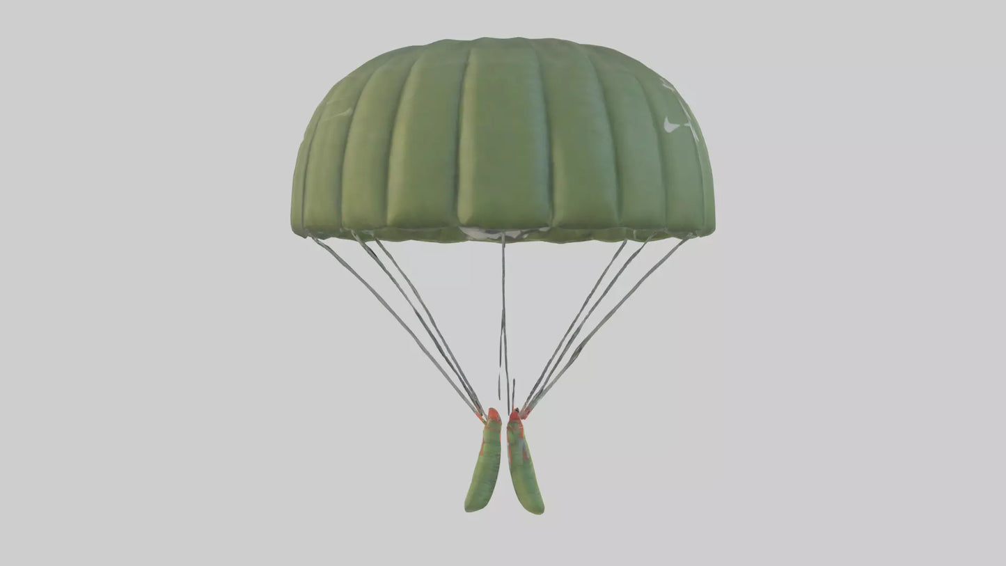Cartoon Parachute model 3D model