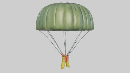 Cartoon Parachute model 3D model