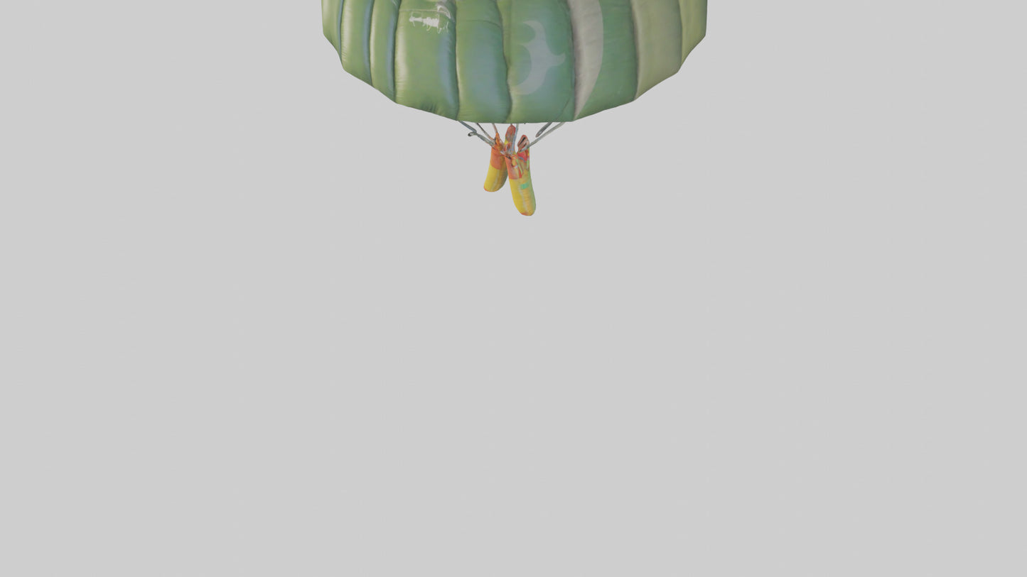 Cartoon Parachute model 3D model