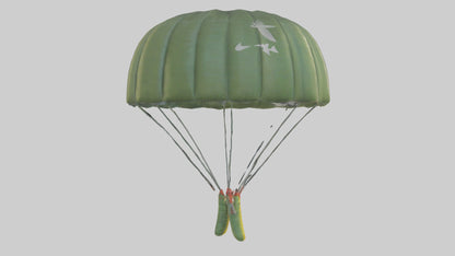 Cartoon Parachute model 3D model