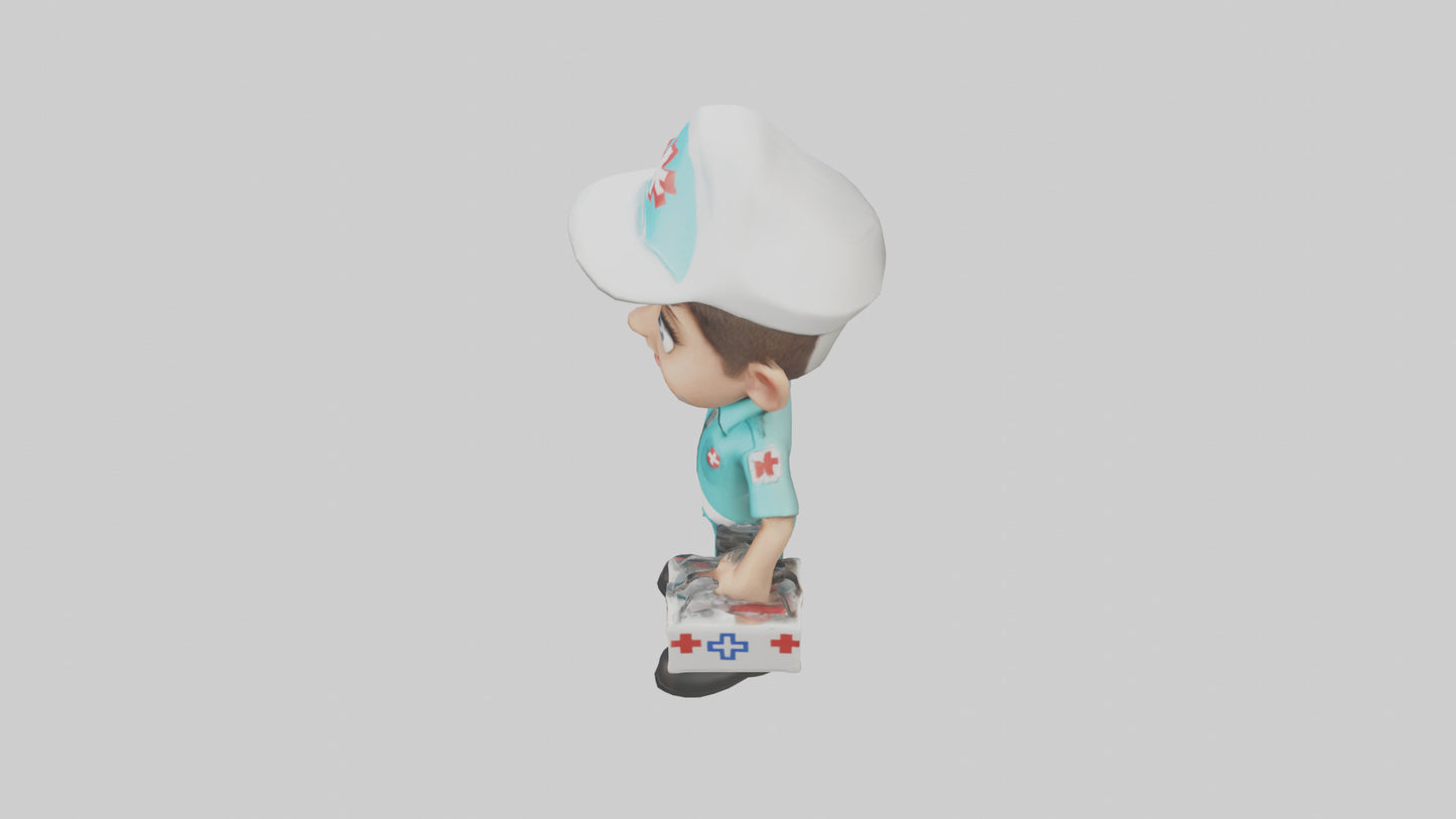 Cartoon Paramedic model 3D model