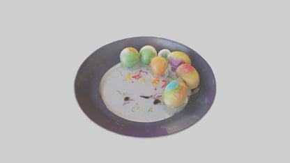 Cartoon Party Plate model 3D model