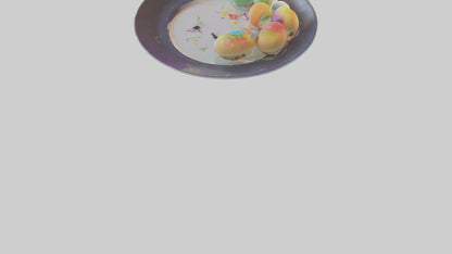 Cartoon Party Plate model 3D model