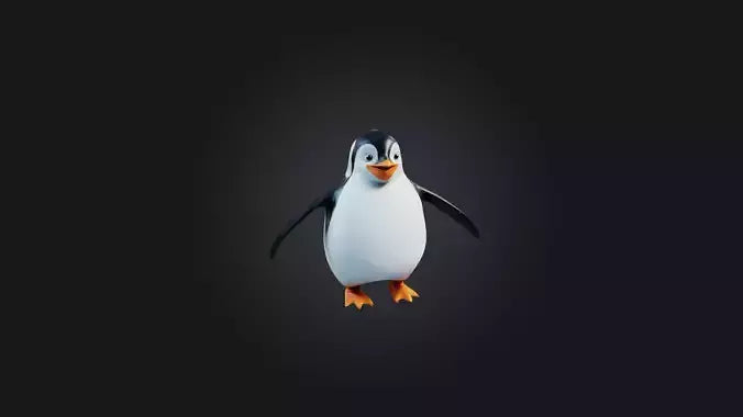 Cartoon Penguin 3D model