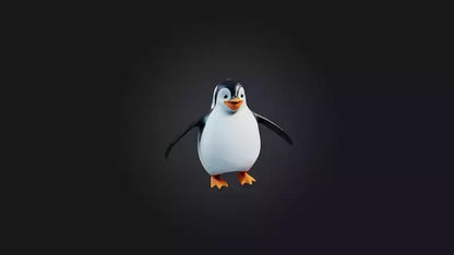 Cartoon Penguin 3D model