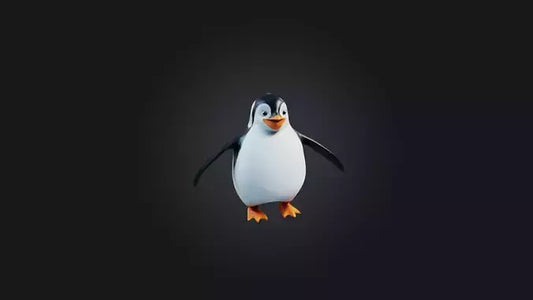Cartoon Penguin 3D model