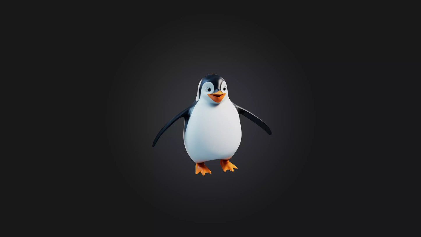Cartoon Penguin 3D model
