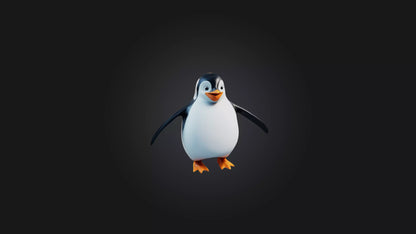 Cartoon Penguin 3D model