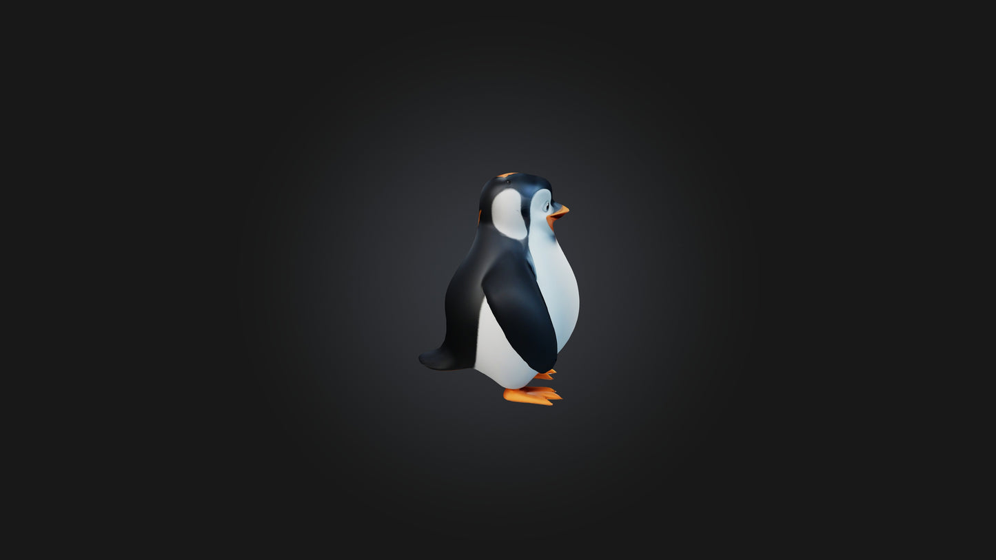Cartoon Penguin 3D model