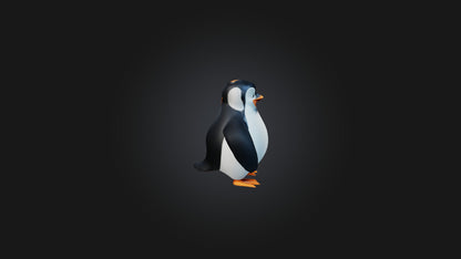Cartoon Penguin 3D model