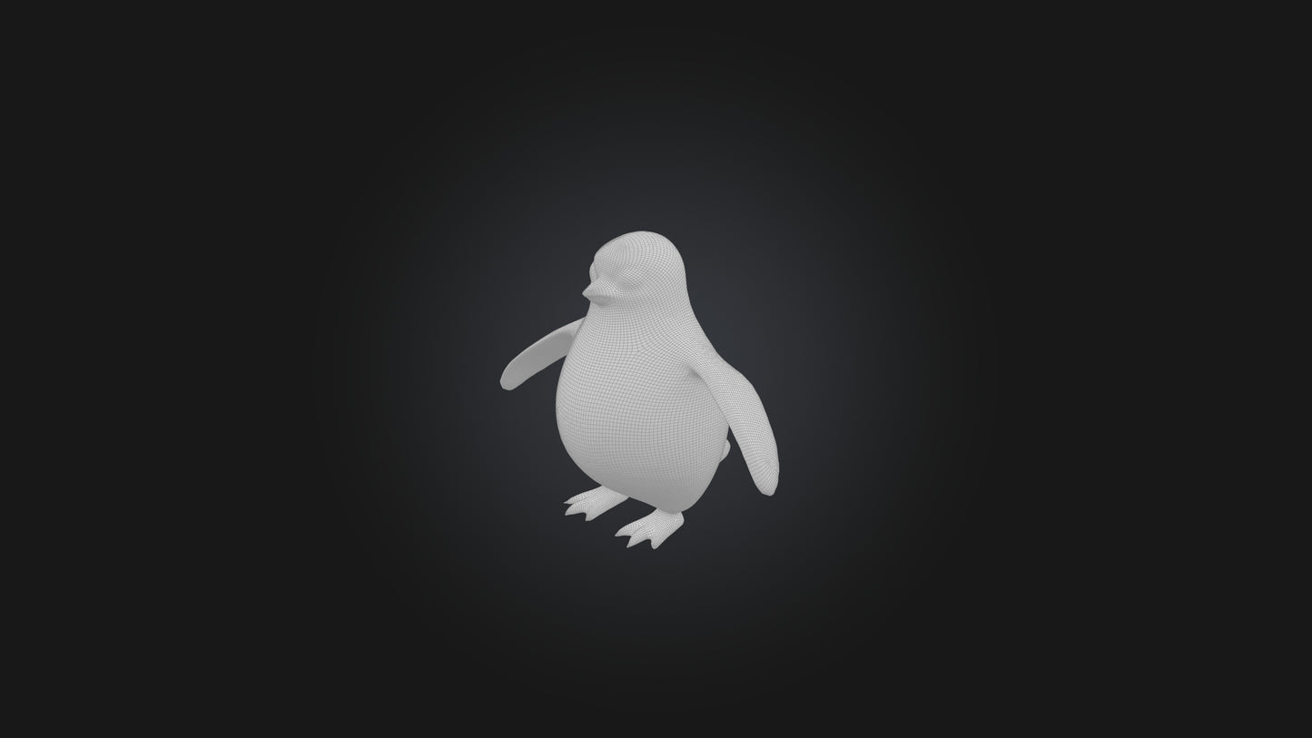Cartoon Penguin 3D model
