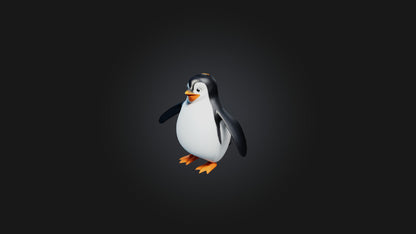 Cartoon Penguin 3D model