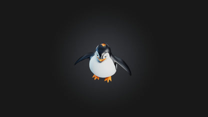 Cartoon Penguin 3D model