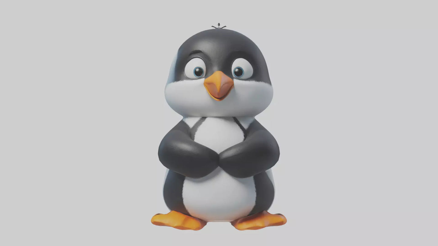 Cartoon Penguin model 3D model