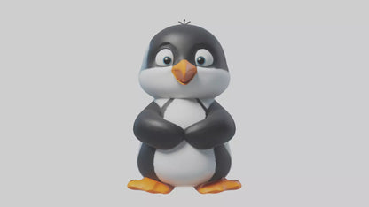 Cartoon Penguin model 3D model