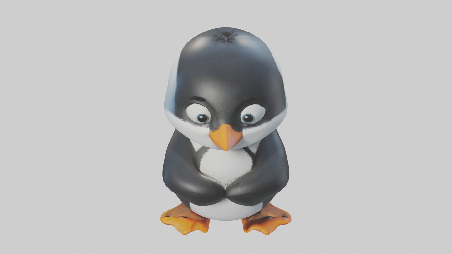 Cartoon Penguin model 3D model