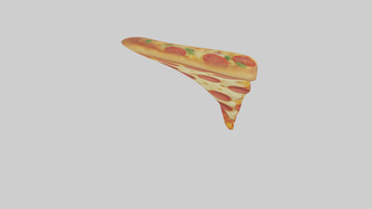 Cartoon Pizza Slice model 3D model