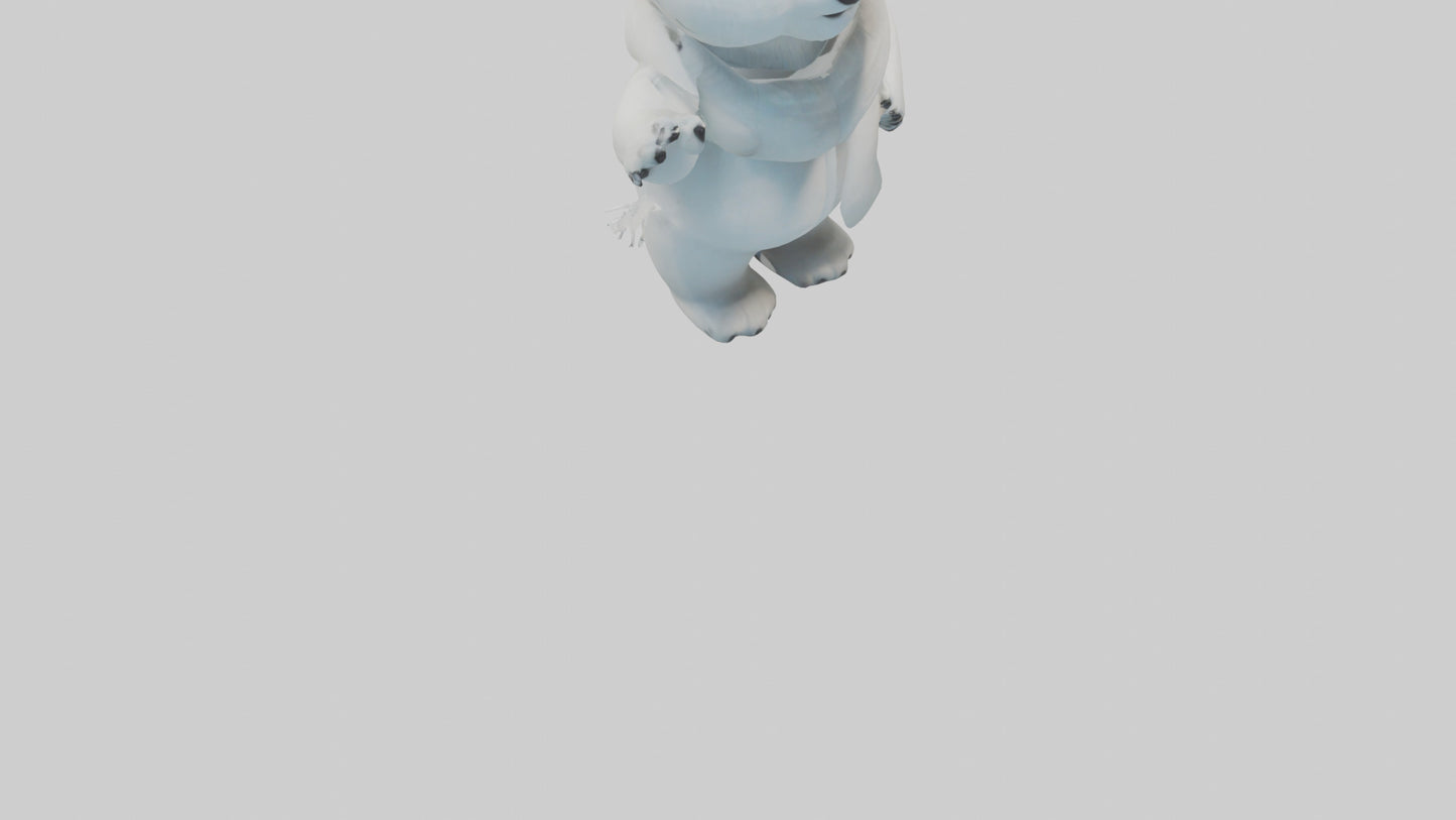 Cartoon Polar Bear model 3D model