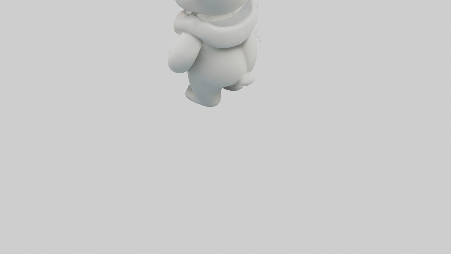 Cartoon Polar Bear model 3D model