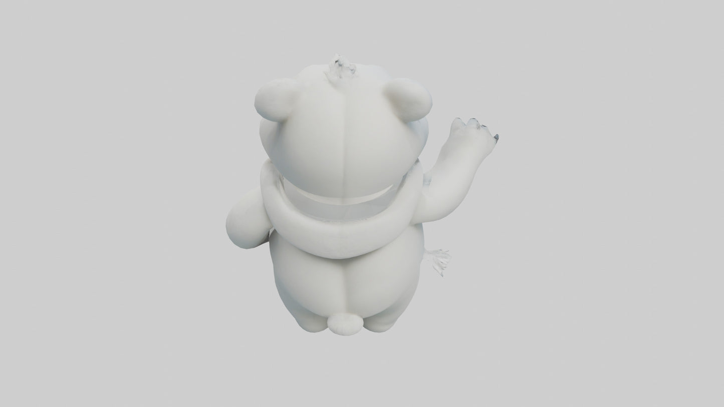 Cartoon Polar Bear model 3D model