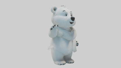 Cartoon Polar Bear model 3D model