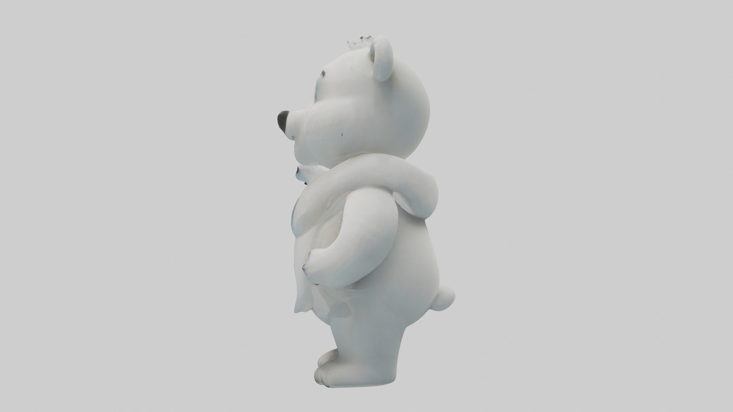 Cartoon Polar Bear model 3D model