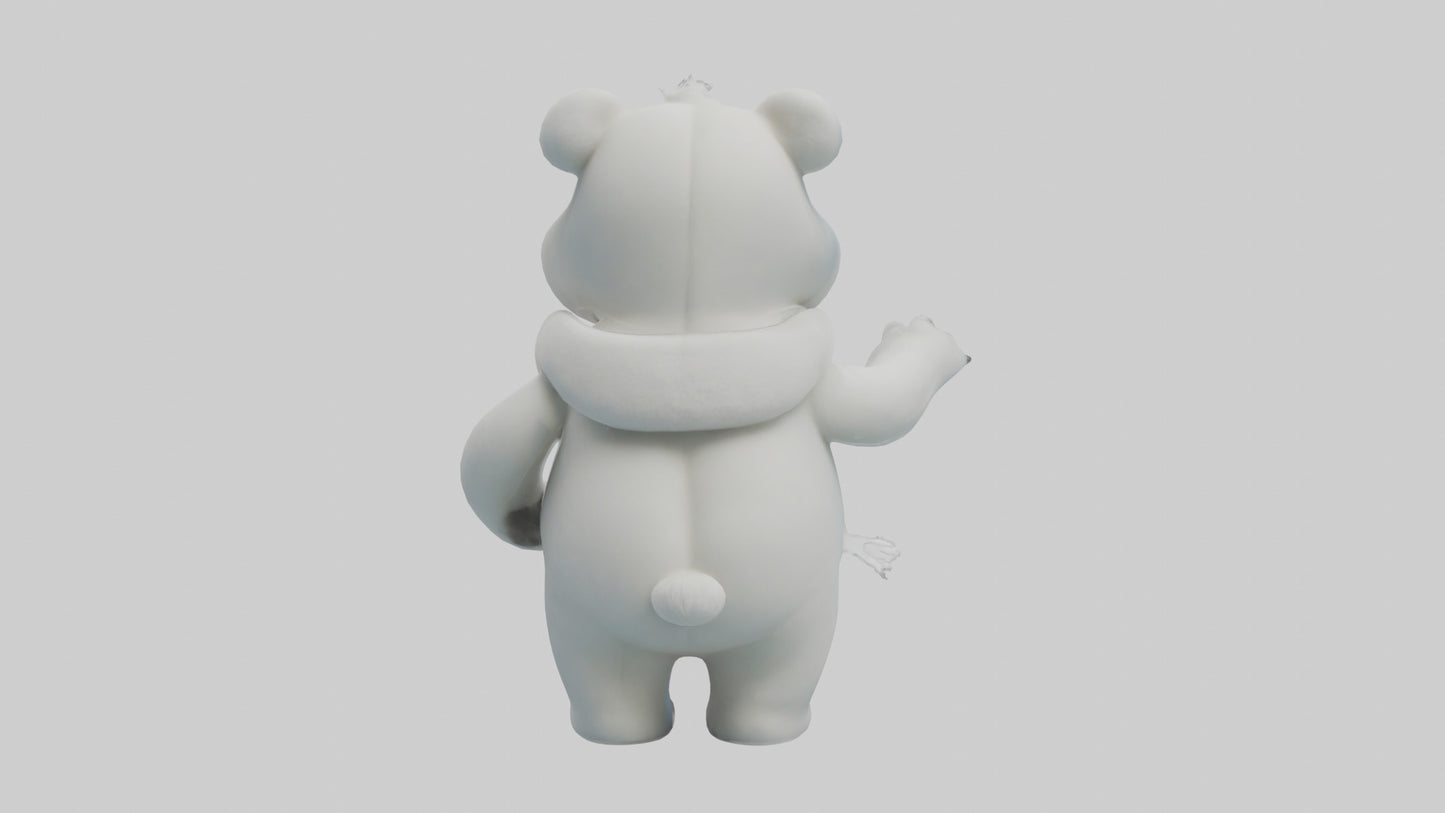 Cartoon Polar Bear model 3D model