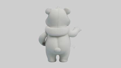 Cartoon Polar Bear model 3D model