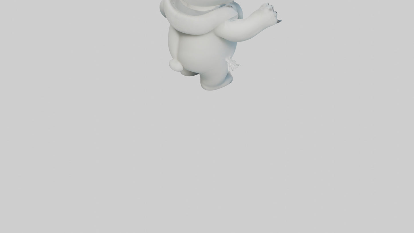 Cartoon Polar Bear model 3D model