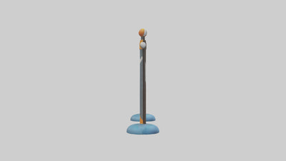 Cartoon Pole Vault Bar model 3D model