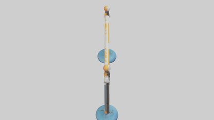 Cartoon Pole Vault Bar model 3D model