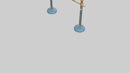 Cartoon Pole Vault Bar model 3D model