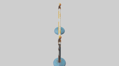 Cartoon Pole Vault Bar model 3D model
