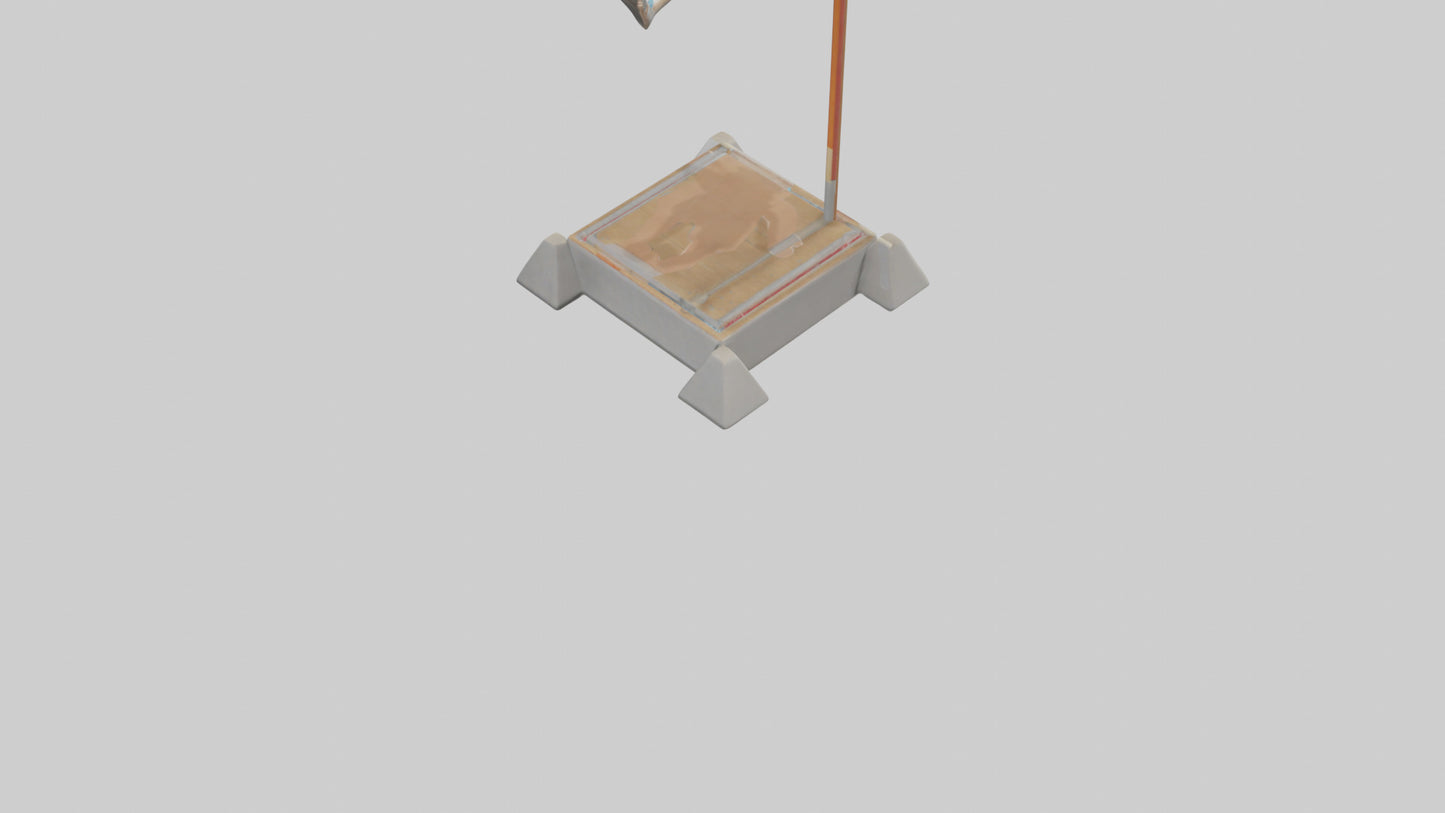 Cartoon Pole Vault model 3D model