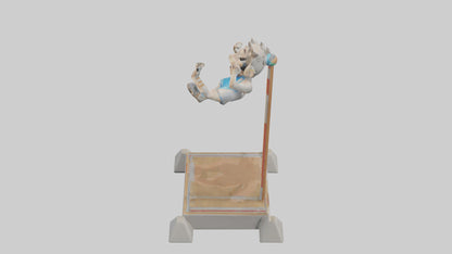 Cartoon Pole Vault model 3D model