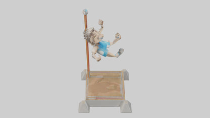Cartoon Pole Vault model 3D model