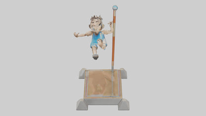 Cartoon Pole Vault model 3D model