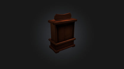 Cartoon Potion Cabinet 3D model