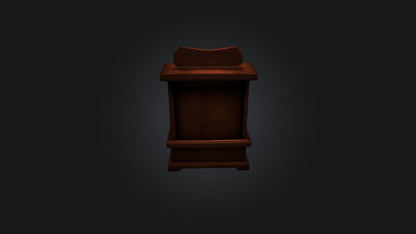 Cartoon Potion Cabinet 3D model