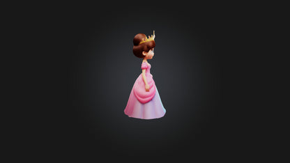 Cartoon Princess 3D model