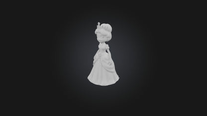Cartoon Princess 3D model