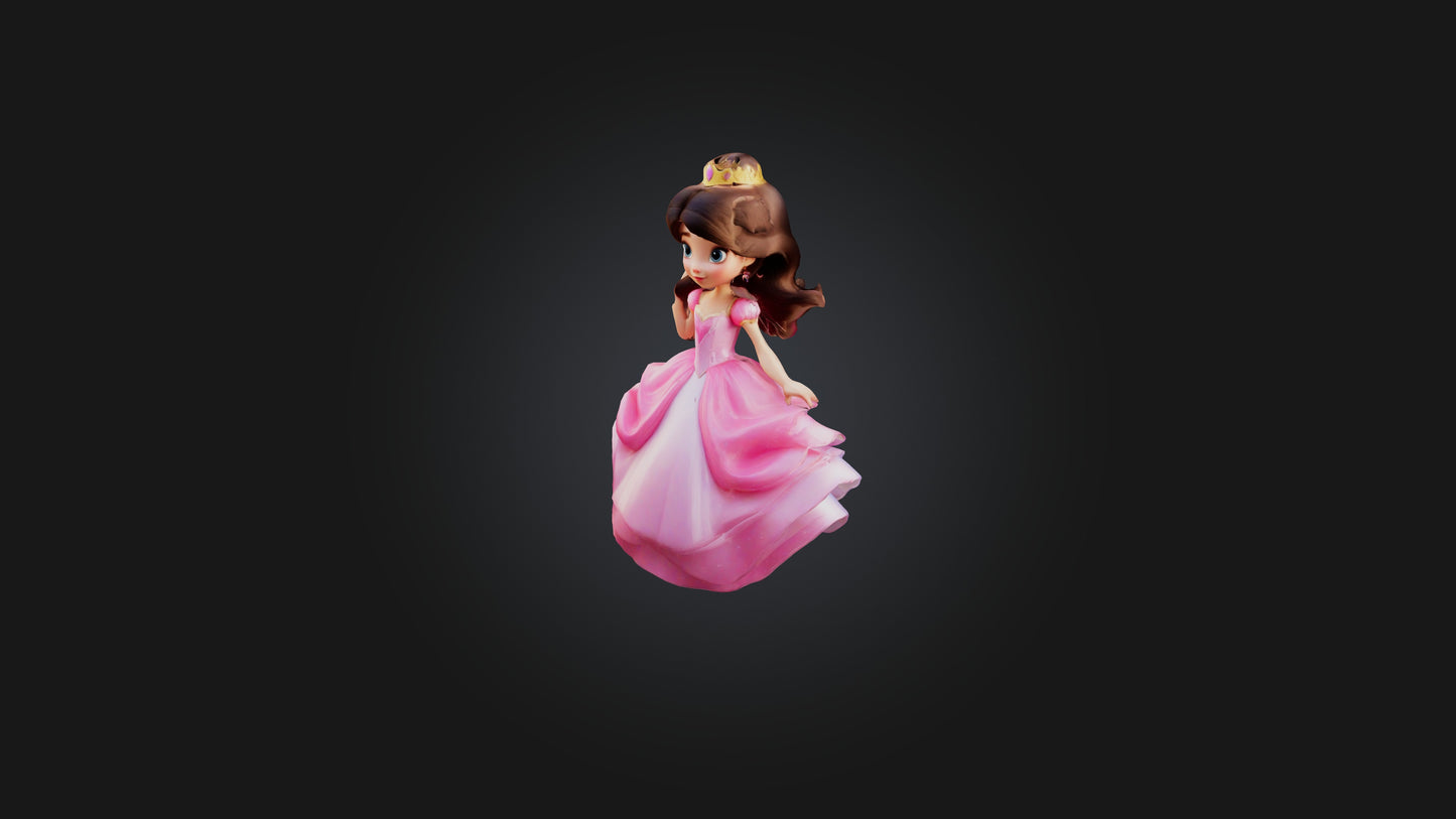 Cartoon Princess 3D model