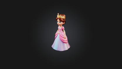 Cartoon Princess 3D model