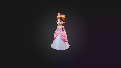 Cartoon Princess 3D model
