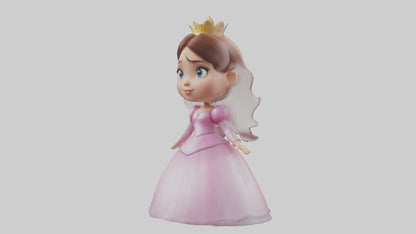 Cartoon Princess model 3D model