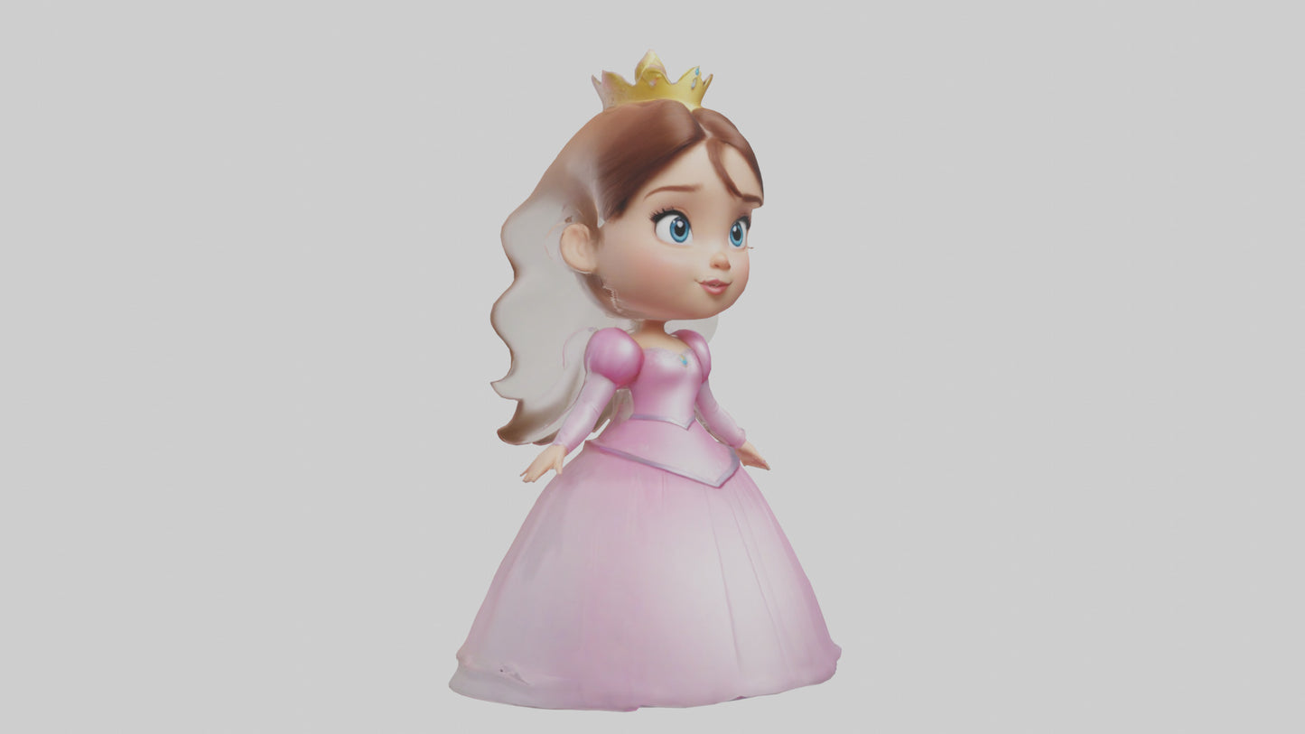 Cartoon Princess model 3D model
